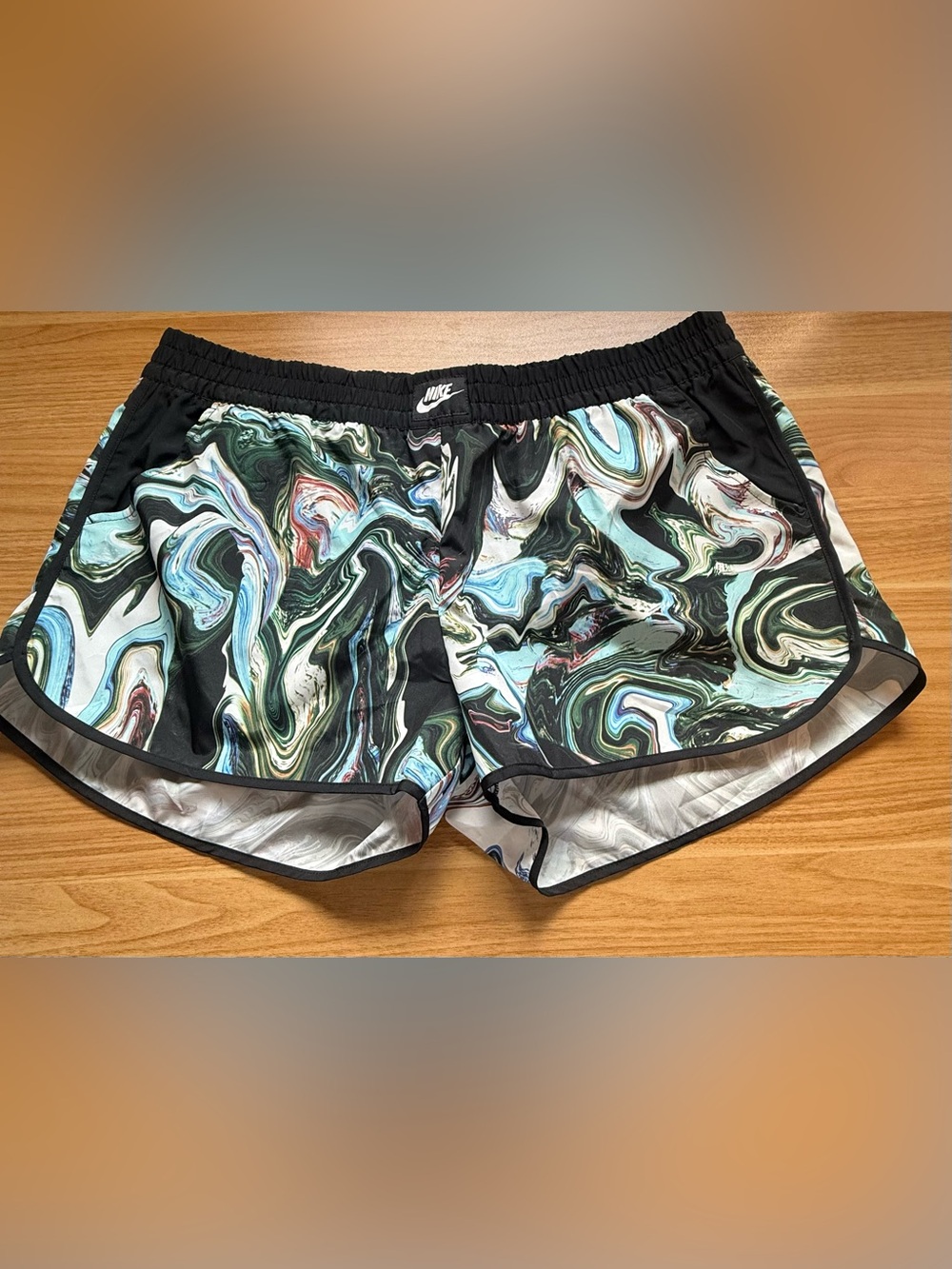 NWT Nike Woven Marble Print Athletic Shorts Size XL